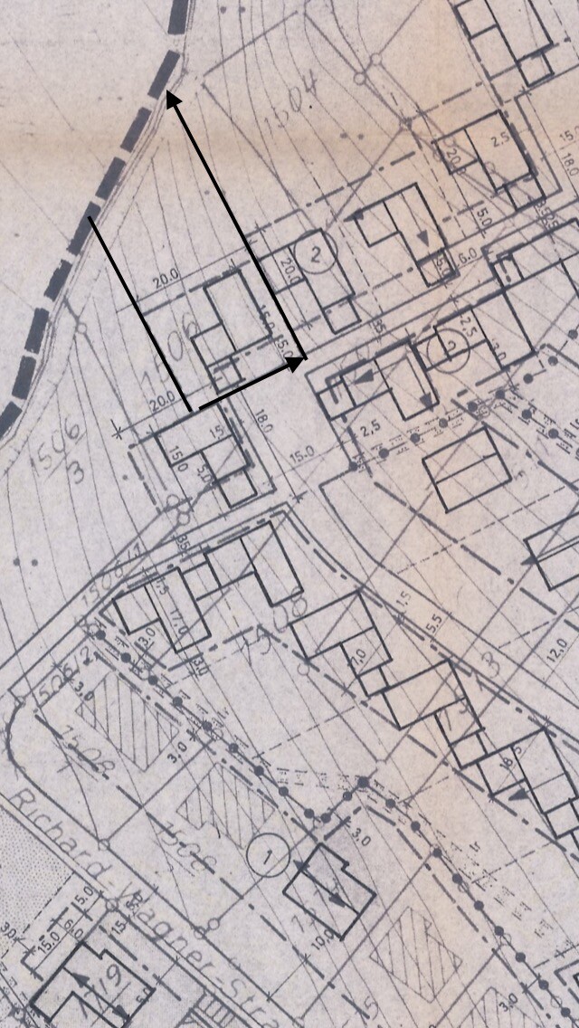 Architektur-Grundrissplan mit Raumanordnung, Maßen und Wänden sichtbar