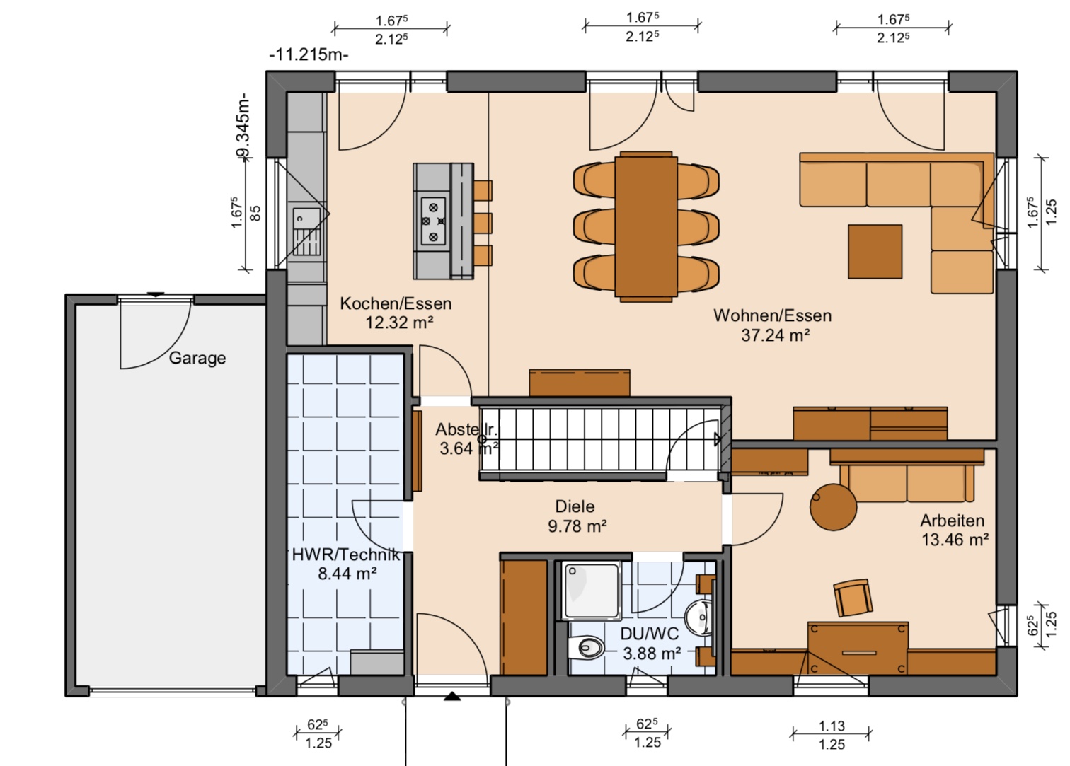 ᐅ Einfamilienhaus 170 qm / 2 Vollgeschosse mit Hanse Haus