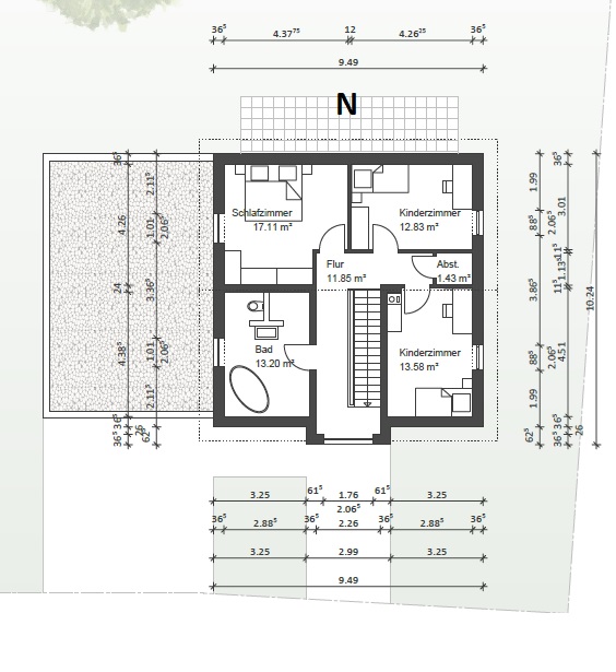 grundriss-obergeschoss-hausbau-schlafzimmer-kinderzimmer-bad-flur.jpg