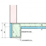 Kleiner 2D-Grundrissausschnitt mit Tür und Wandmarkierungen