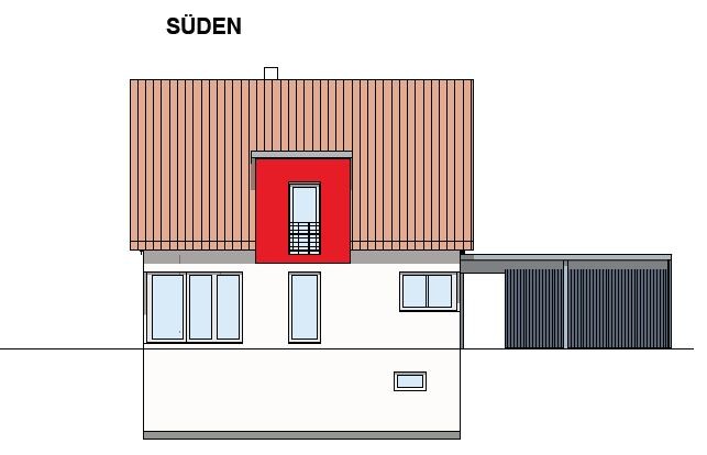 hausansicht-sueden-dachgaube-mit-garage.JPG