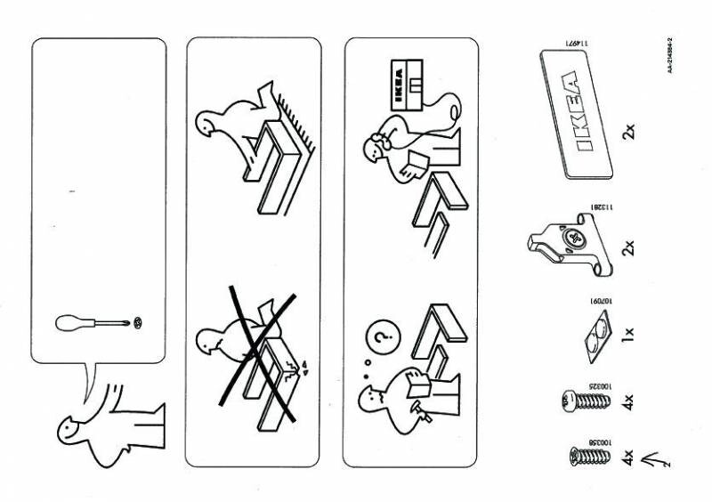 Schritt-fuer-Schritt-Illustrationen-einer-IKEA-Moebelmontage-mit-Schrauben-und-Bauteilen