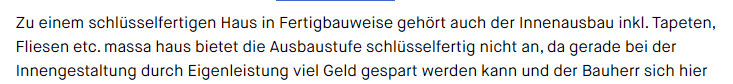 Innenausbau inkl. Tapeten, Fliesen; Eigenleistung spart Kosten.