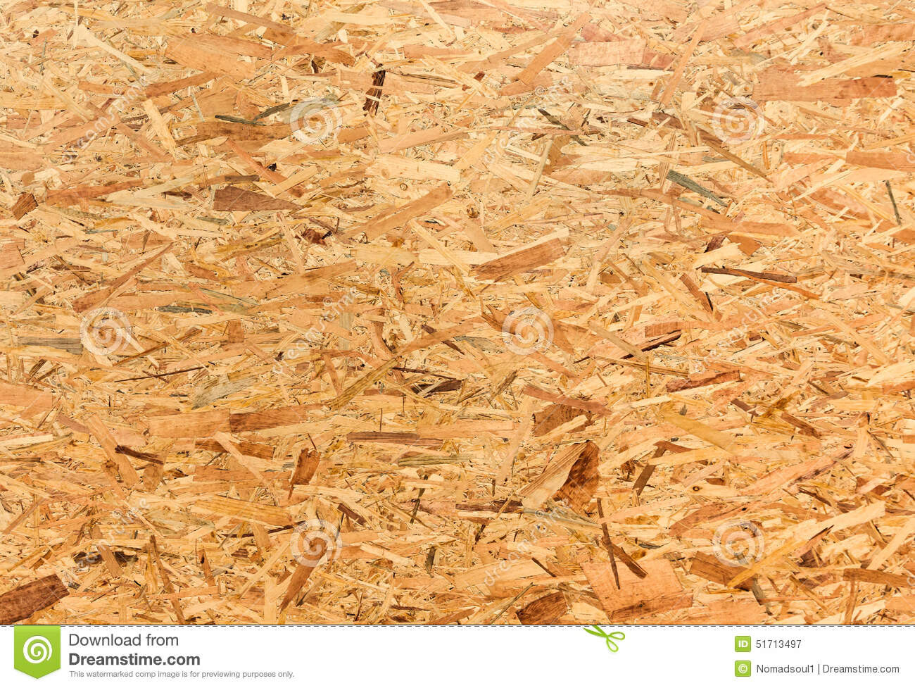 Nahaufnahme von OSB-Platten, Holzspanplatten als Baumaterial im Rohbau.