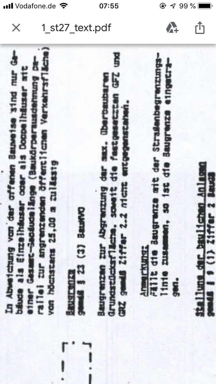Seite einer PDF mit mehreren vertikal gedrehten Textspalten.