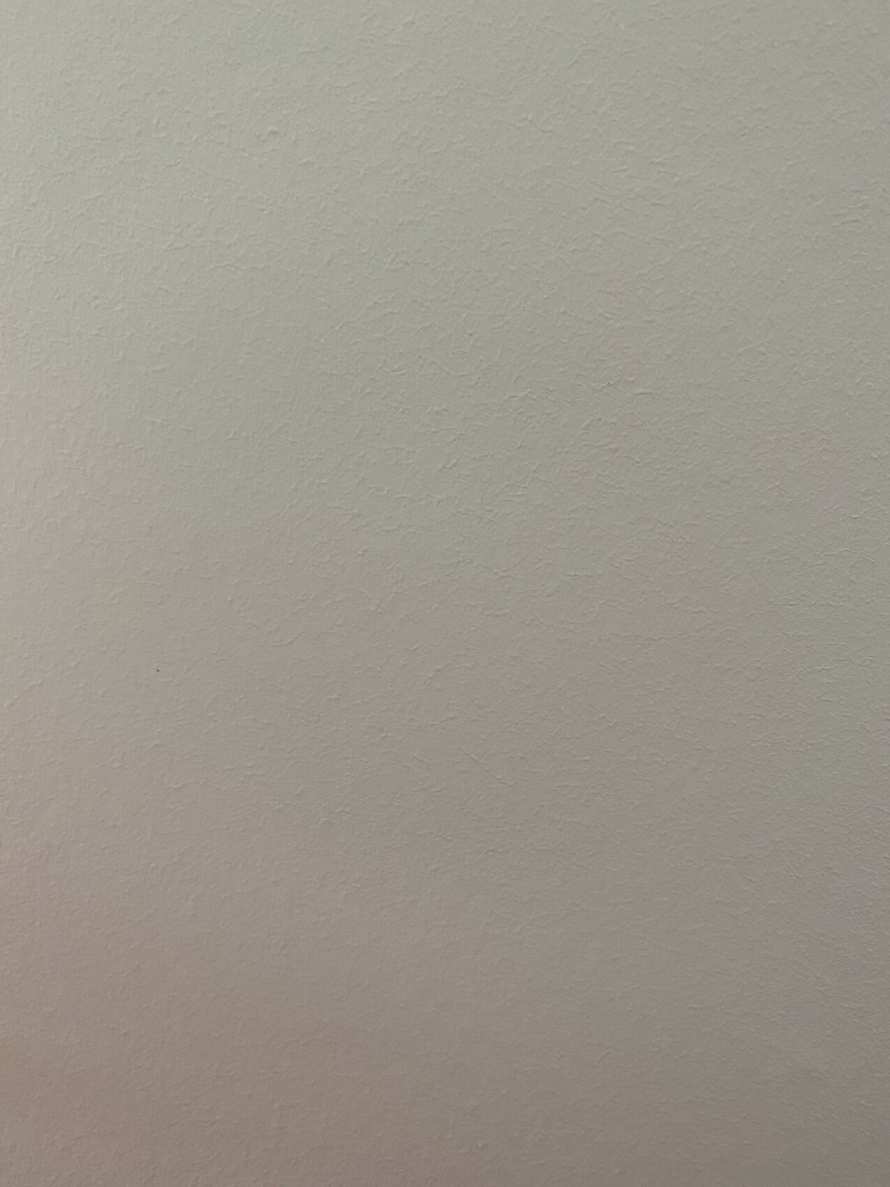 Nahaufnahme einer strukturierten hellgrauen Wand mit dezentem Farbverlauf.