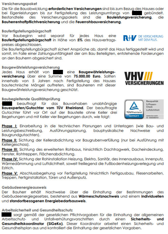 Versicherungspaket: Bauherrenhaftpflicht- und Bauleistungsversicherung mit R+V/VHV.