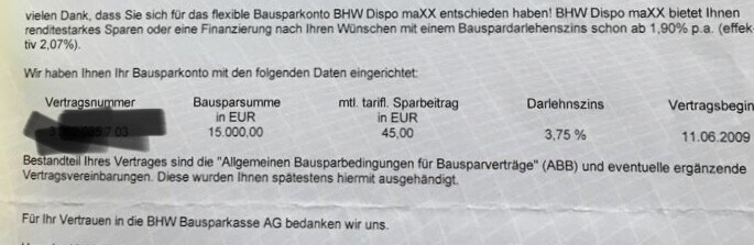 Bsv Bhw Dispo Maxx Zuteilungsreif Bausparer Schlummert