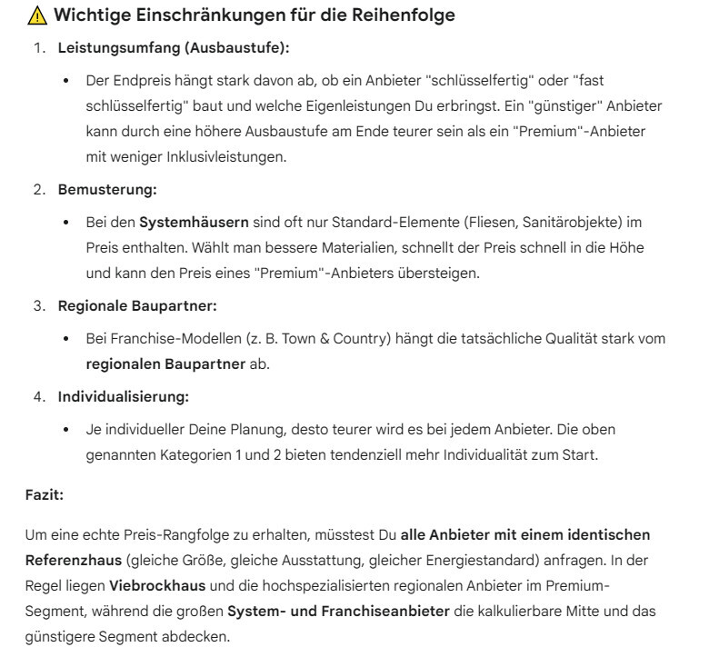 Textdokument mit Überschrift Wichtige Einschränkungen für die Reihenfolge und Aufzählungen