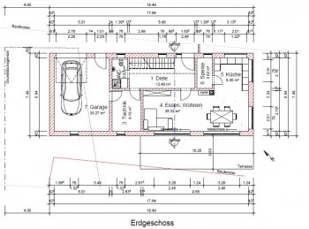 Grundriss Langliches Efh Integrierte Garage Kein Keller