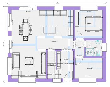 ᐅ Grundriss Stadtvilla 160 qm, ohne Keller - Eure Meinungen dazu?Seite