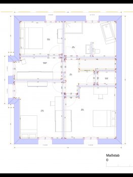 Treppe Planen - minimalistisches Interieur