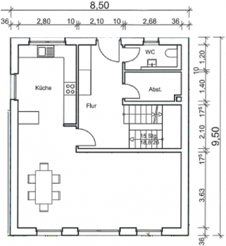 ᐅ Erster Grundriss-Versuch für Kettenhaus auf kleinem GrundstückSeite 6