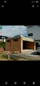 ᐅ Neubau einer Doppelgarage wie hoch muss der Sturz für das Garagentor