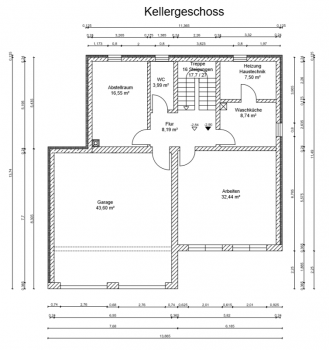 ᐅ Grundrissplanung erhalten- 2 Stockwerke plus Keller am Hang
